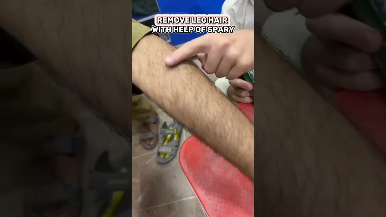 Remove LegHair With Help Of Spary 