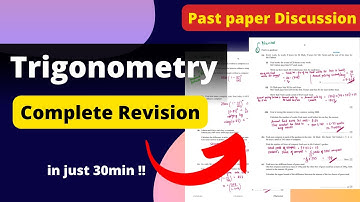 Trigonometry complete revision in 30 min (2022) - IGCSE Math