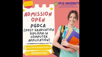 Admission Open for PGDCA (Post Graduation Diploma in Computer Application)