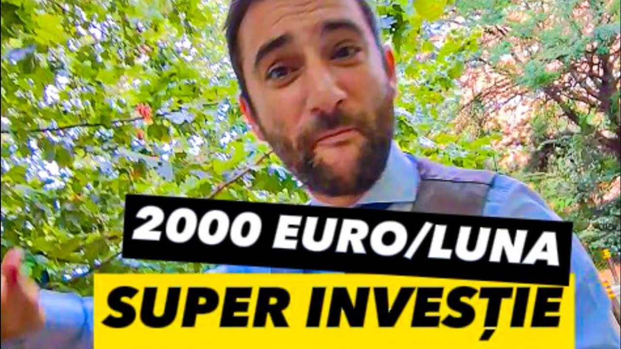2000€ / lună venit pasiv! Super Investiție!