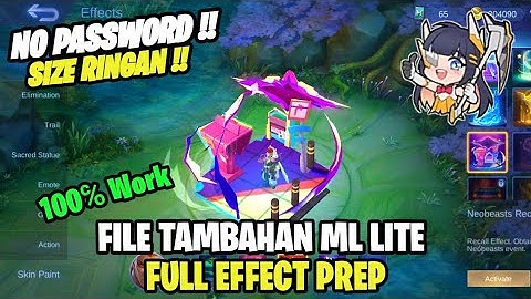 Data Open Full Efek Prep Recall Spawn, Emote & Eliminasi Terbaru | Data Tambahan Full Efek Prep