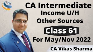 Lecture 61 Income Under Head Other Source For CA Intermediate Wealth