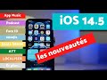 iOS 14.5 est disponible ! Nouveautés d'iOS 14.5 sur iPhone. Découvrez  les nouveautés d'iOS 14.5