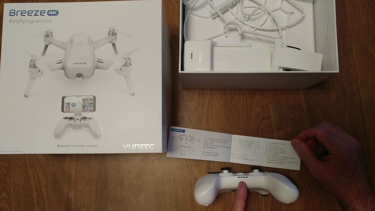 INDICATOR LIGHTS ON YUNEEC BREEZE 4K QUADCOPTER DRONE CONTROLLER