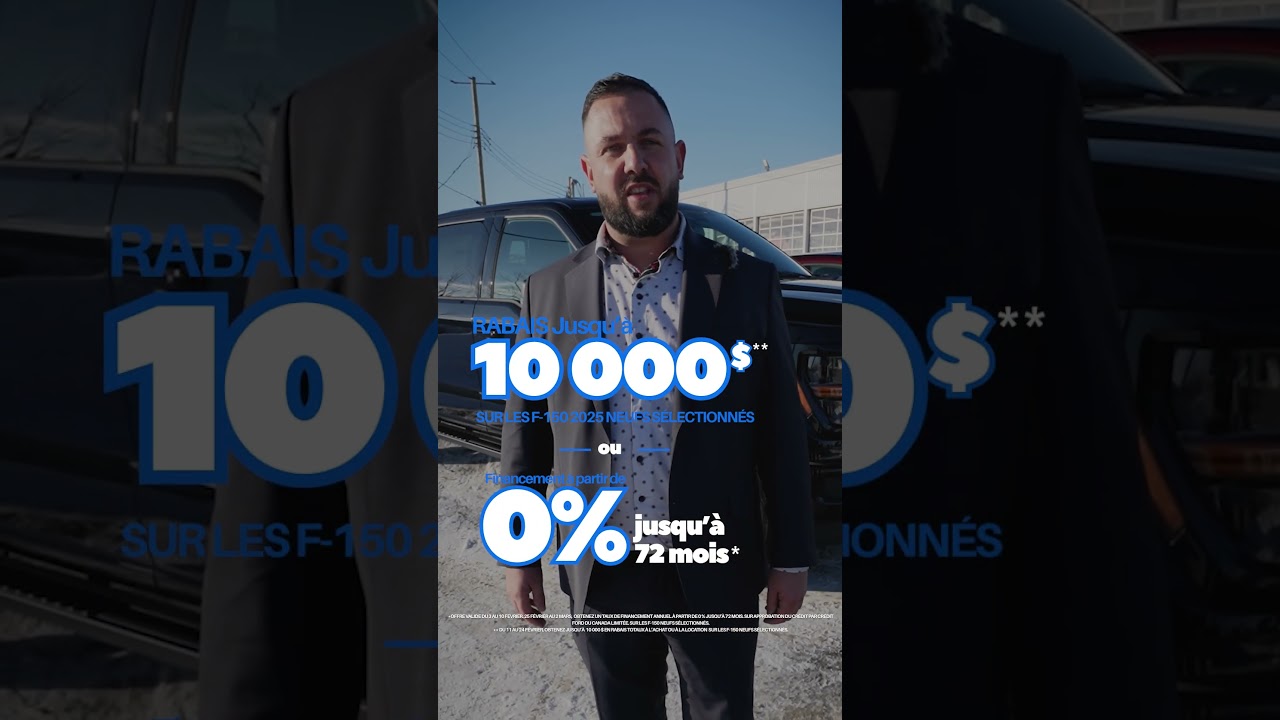 Ford F-150 promo février 2026 - Dupont & Dupont Ford à Gatineau