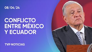 Duros cruces entre los presidentes de México y Ecuador
