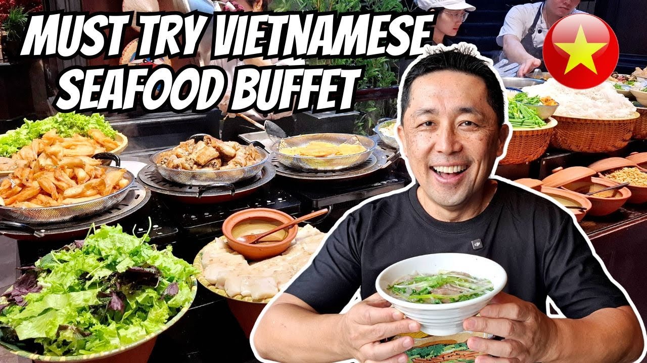 Самый знаменитый буфет Ханоя! Стоит ли он того ажиотажа? 🇻🇳 Буфет с морепродуктами в Ханое, Вьетнам