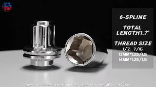 🔩 6 Spline Lock Nut Socket – Factory Direct, Best Price & Premium Quality! 🚗