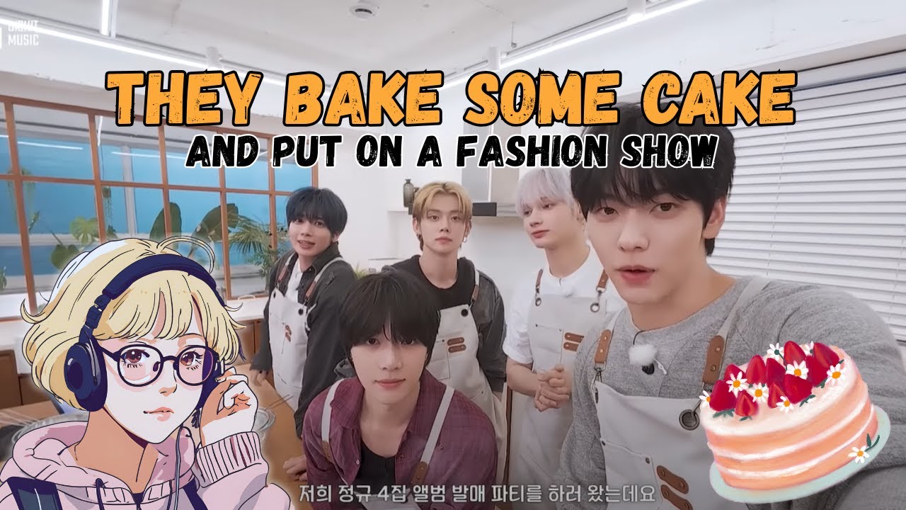 Reacting to TXT celebrating their 4th studio album with a chaotic party