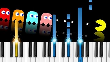 PAC-MAN - Original Theme - Piano Tutorial / Piano Cover