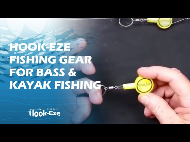 Hook-Eze fishing gear for bass fishing, kayak fishing and much