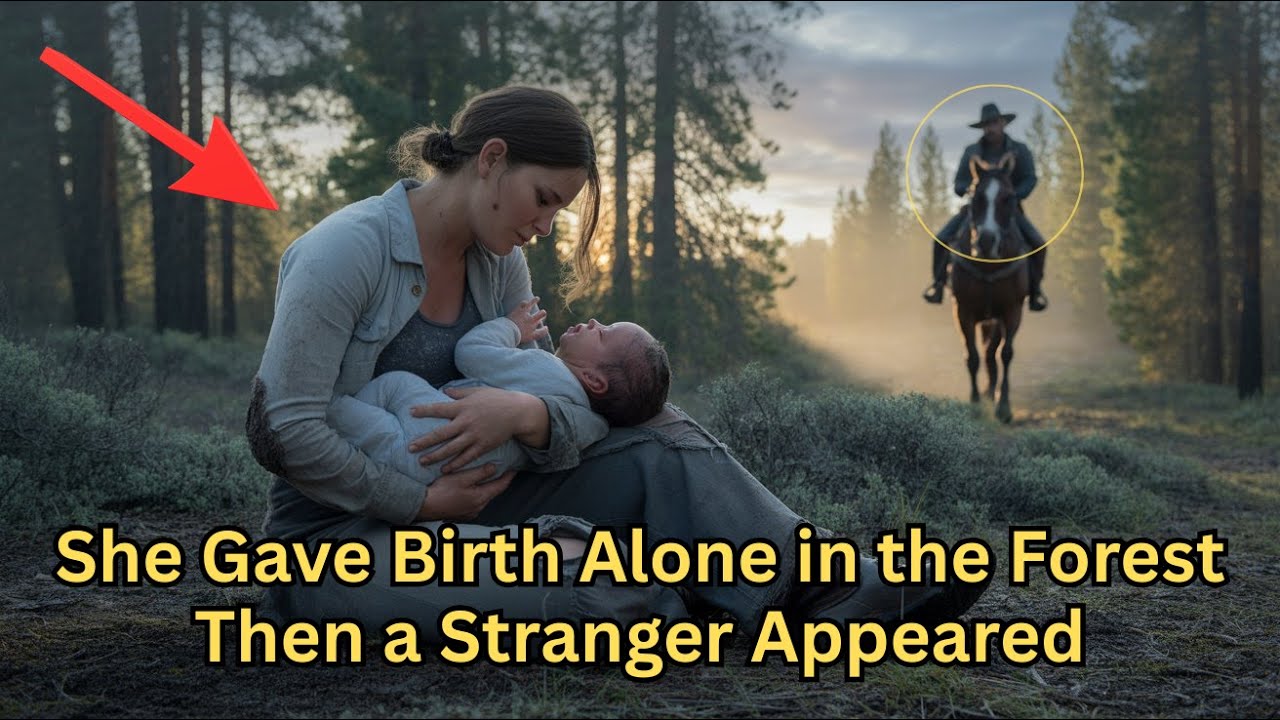 Беременная женщина родила в одиночестве в лесу, а затем фермер обнаружил её плачущей с младенцем ...