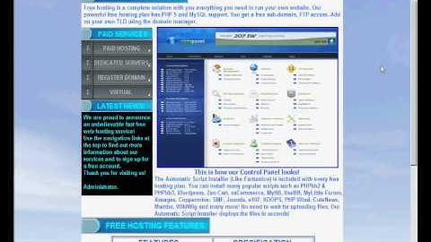 Free web hosting - 2GB Disk Space and 20GB Bandwidth -2012(FREE PREMIUM HOSTING)