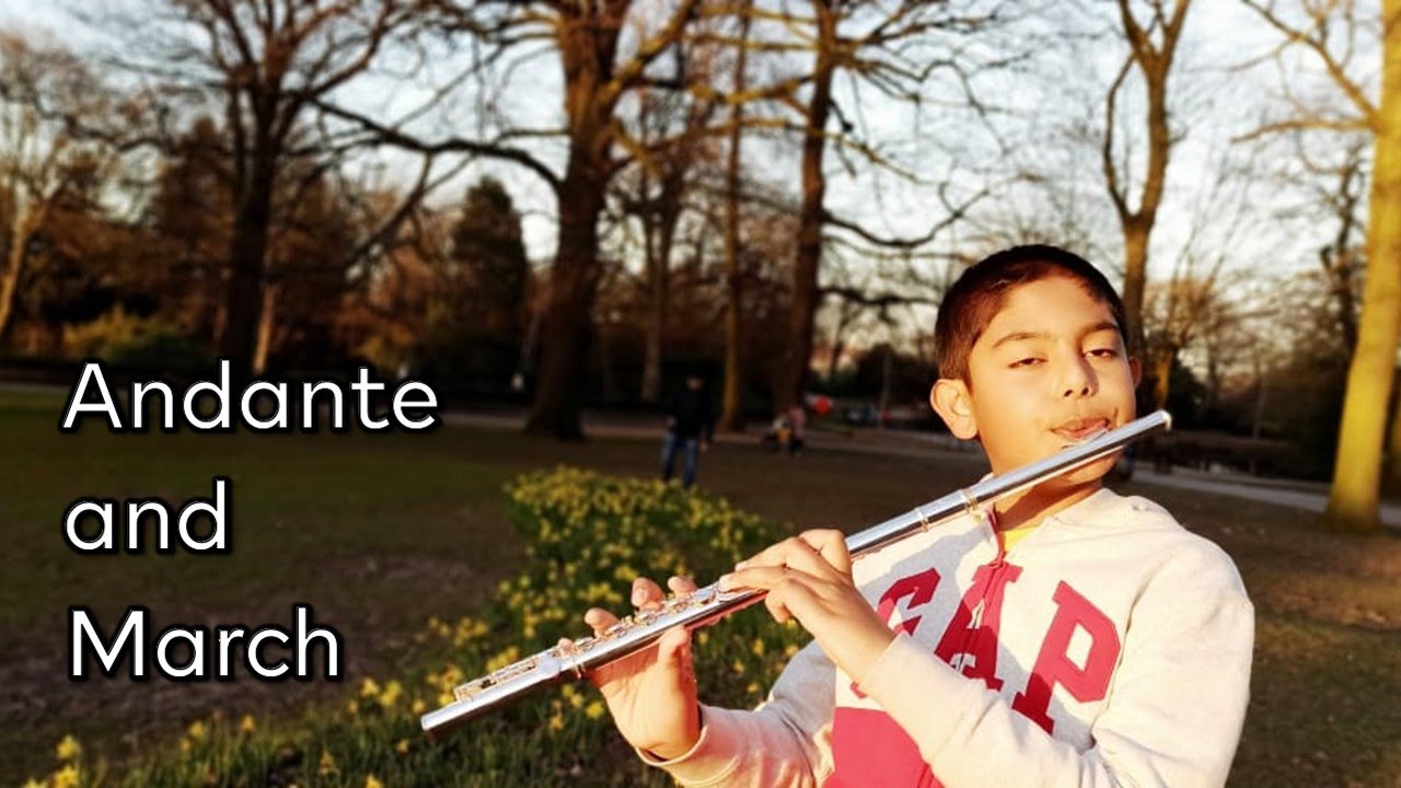 ABRSM Flute Grade 5 2018 2021 C3 Andante and March Flute Cover