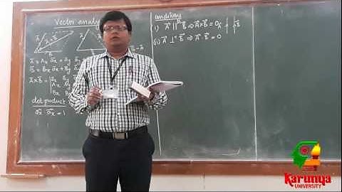 Lecture 1 Basics of Vector analysis