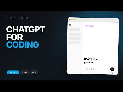 ChatGPT for Coding — Debug, Explain & Write Code Faster