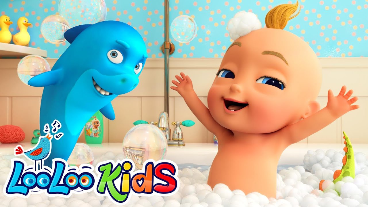 The Bubble Bath Song 🧼 Bath Time Nursery Rhymes Hygiene Habits for