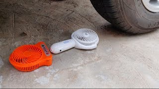 Crushing Crunchy & Soft Things by Car!-EXPERIMENTS: CAR VS FANS screenshot 1