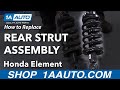 How to Replace Rear Strut Assembly 2003-11 Honda Element