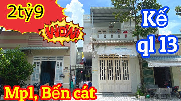 Mỹ phước 1, Bến Cát | Bán nhà giá rẻ, Dt 5M x 30M vừa ở vừa có thu nhập ngay kcn và chợ.