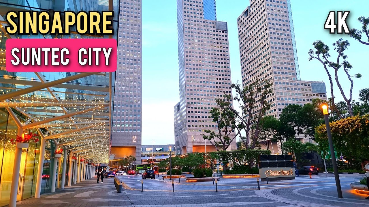 Singapore City Tour 4K |  Singapore City Hall | Singapore Suntec City