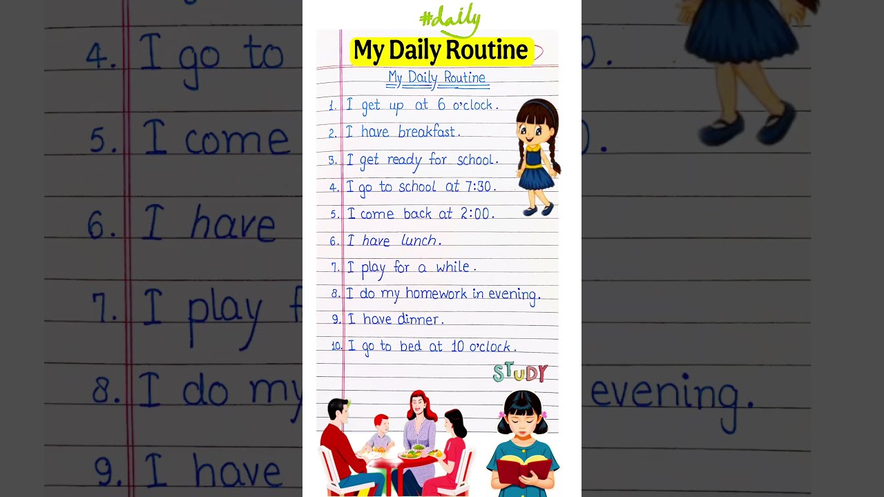 My Daily Life Essay On 10 Lines Routine 