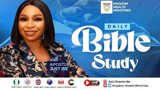 THE KING IS COMING||BIBLE STUDY WITH APOSTLE JUST IBE