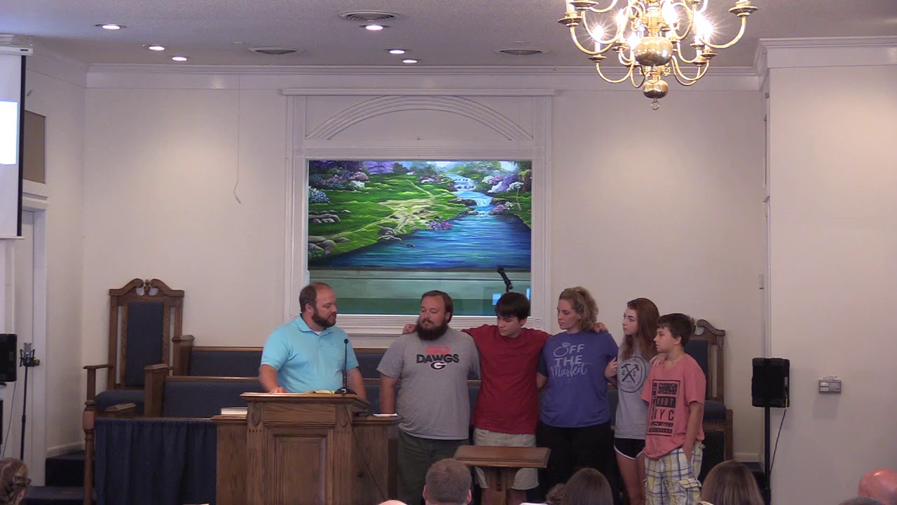 Sharon Baptist Church - Baptism Service (08/26/18)