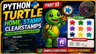 Turtle tutorial part 10 by @mrpycobra01 