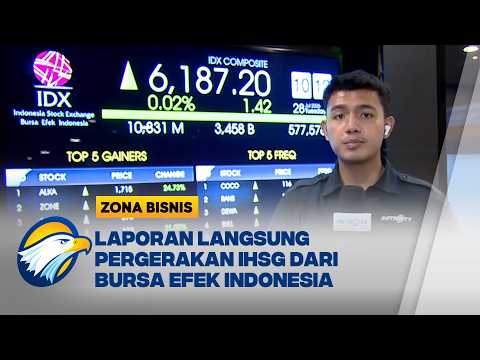 TERKINI! Pantauan Langsung Pergerakan IHSG di Bursa Efek Indonesia - [Zona Bisnis]