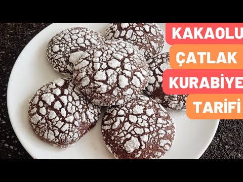 1 HAFTADA 3 KEZ YAPTIM, YİNEDE TADINA DOYAMADIM????AZ MALZEMELİ ve KOLAY KAKAOLU ÇATLAK Kurabiye tarifi 1 HAFTADA 3 KEZ YAPTIM, YİNEDE TADINA DOYAMADIM????AZ MALZEMELİ ve KOLAY KAKAOLU ÇATLAK Kurabiye tarifi