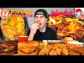 Trying NEW Popeyes Nuggets + Wendy’s Pretzel Bacon Burger + Spicy Nuggets + Baconator Fries, Sauce +