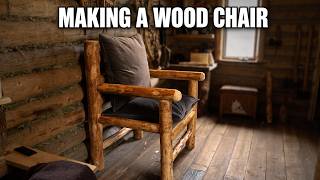 Building a Handcrafted Chair in the Cabin | Off Grid Woodworking