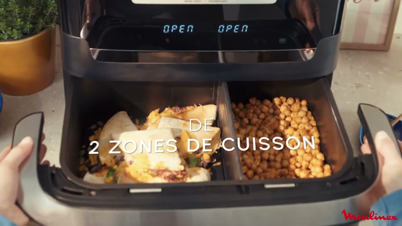 MOULINEX|Ever Fry Dual Flex 9L l'Air Fryer modulable pour cuisiner en grand
