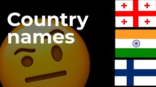 How Do Country Names Sound In Their Own Language?