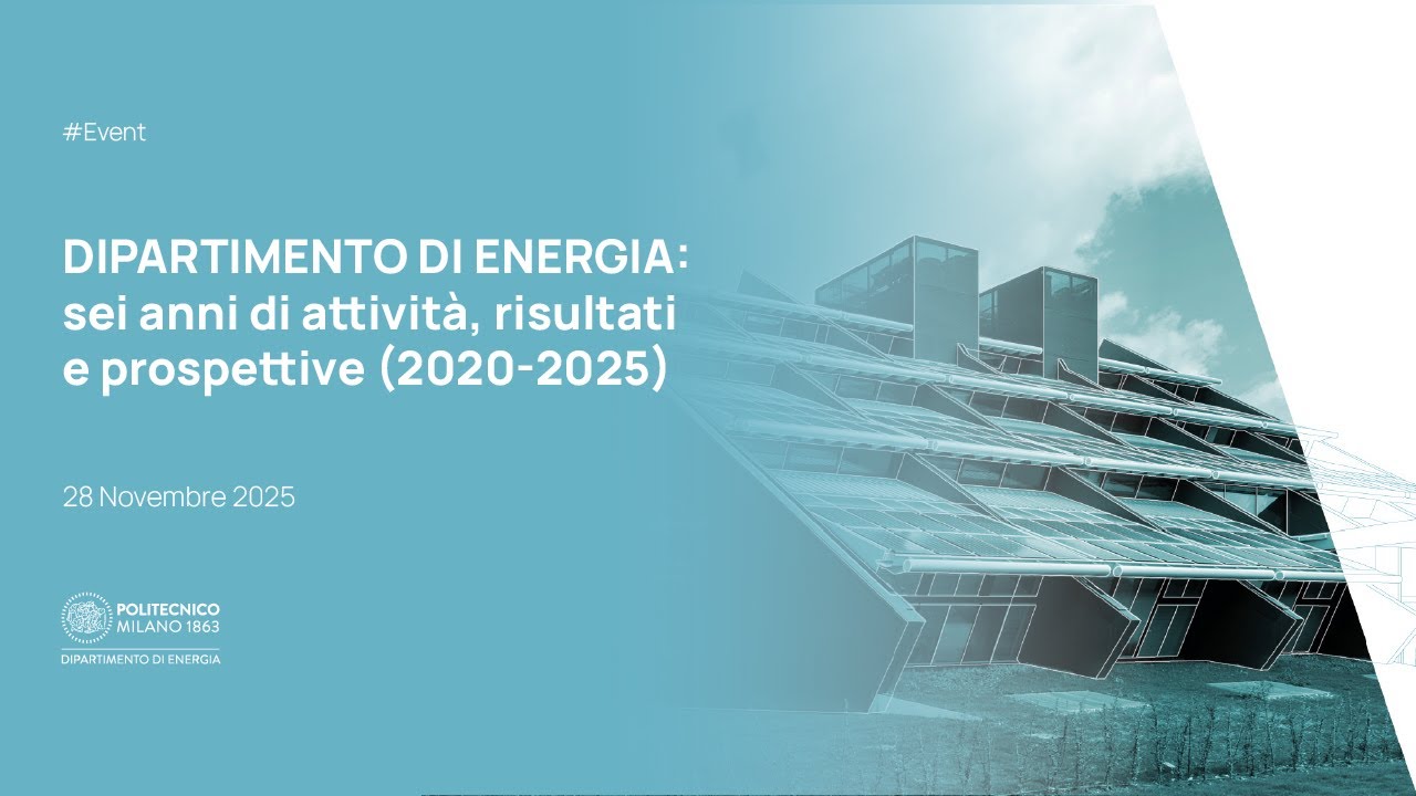 2020-2025 DIPARTIMENTO DI ENERGIA. Sei anni di attività, risultati e prospettive