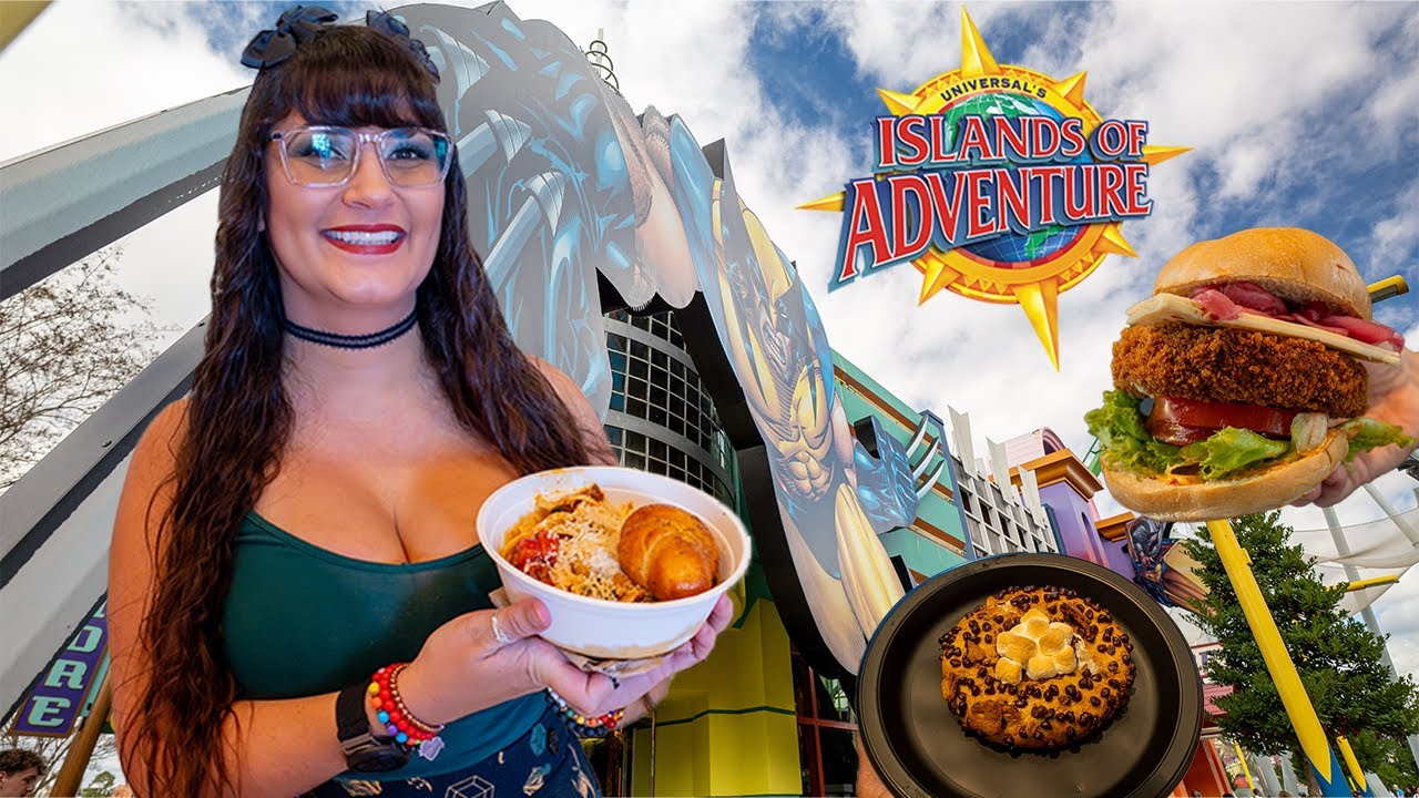 Обновление меню ресторана Marvel Super Hero Island 💥 Обзор еды в Universal Orlando в 2026 году