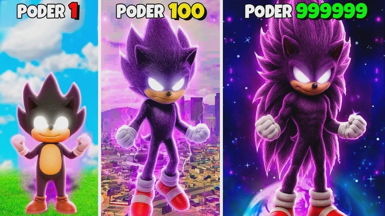 Transformando o Dark Sonic no GTA 5! (Mod do filme do Sonic)