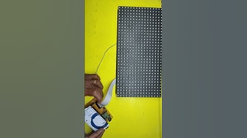 P10 RGB Matrix panel Arduino mega Animatio