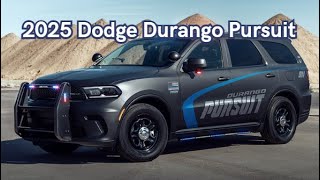 2025 Dodge Durango Pursuit Overview