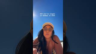 Pov you’re Single in Sydney in 2024 #dating #singlelife #datingapps #australia #hinge #singlewomen