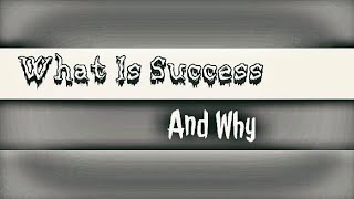 What is Success and Why? All Details Edit by Zeeshan Saharan