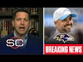 Adam Schefter BREAKING: Ravens are hiring Chargers DC Jesse Minter as their head coach | ESPN SC