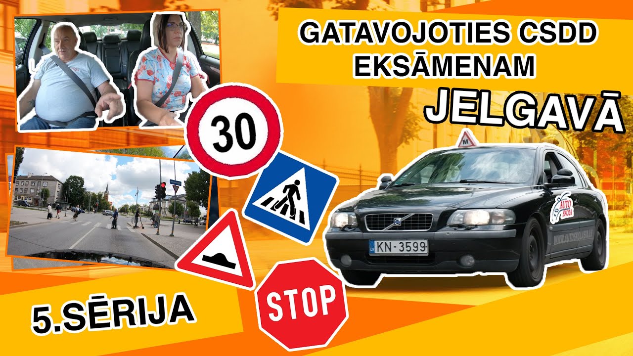 EKSĀMENS AR AUTOMĀTU — CSDD EKSĀMENS JELGAVĀ