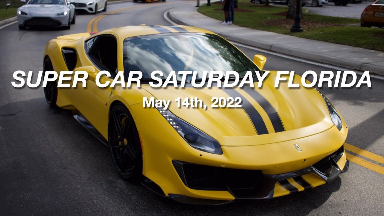 most EXPENSIVE cars I've ever seen! Super Car Saturdays Florida