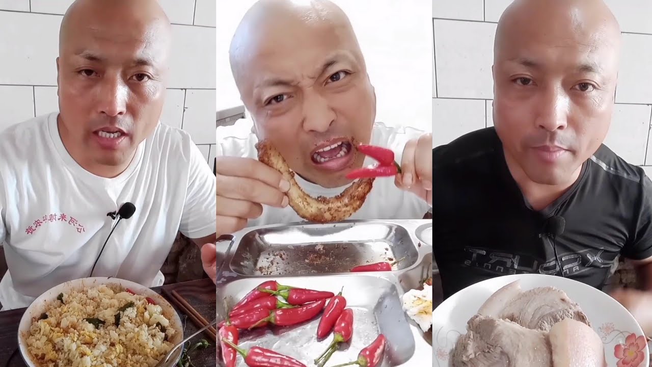 YUMMY/Challenge Eating Pork 🤤 Meat 🥓 Noodle 🍜😋, Friend Fish 🍗 chicken #mukbang #pork #delicious #eat