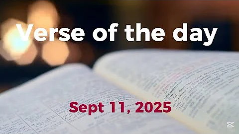 Verse of the day - September 11, 2025 | 1 Peter 5:1-3
