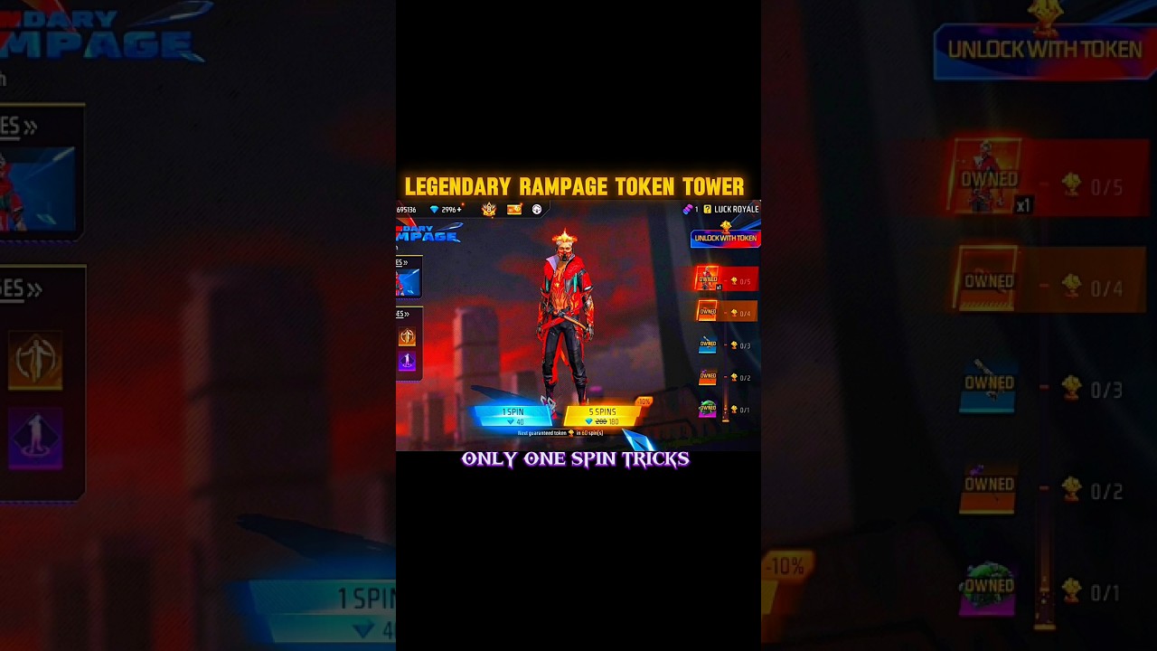 1st Spin mein New Evo Legendary Rampage bundle mil gaya 😝🥳 