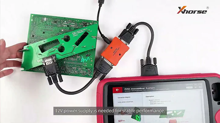 VVDI Key Tool Plus with Xhorse Audi BCM2 Adapter Use Guide