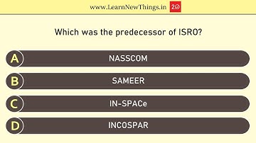 ISRO Quiz - 40 Questions | Indian Space Research Organisation | India GK Quiz